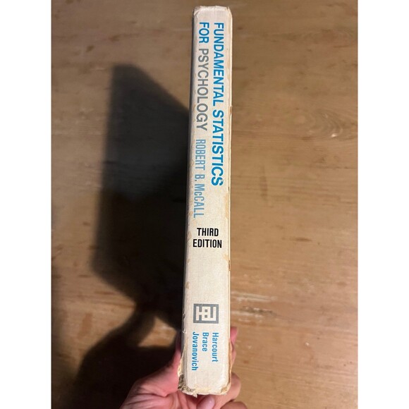 Fundamental Statistics for Psychology Third Edition Robert McCall Hardback Book - Picture 3 of 5